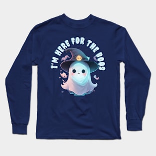 cute ghost boo Long Sleeve T-Shirt